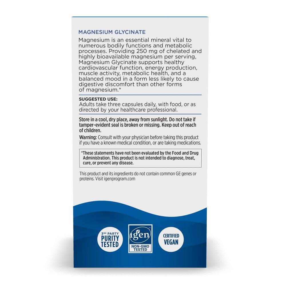Third-party purity testing seal on product packaging