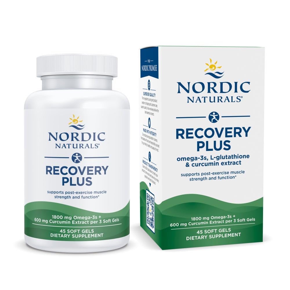 Bottle front of Nordic Naturals Recovery Plus Unflavored