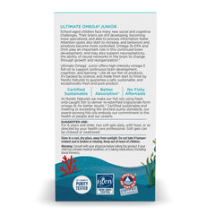 Front view of Nordic Naturals Ultimate Omega Jr Strawberry packaging