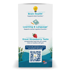 Non-GMO and purity badges for Nordic Naturals Omega Jr.