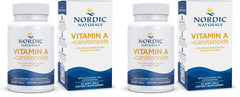 Nordic Naturals Vitamin A + Carotenoids bottle with 30 soft gels