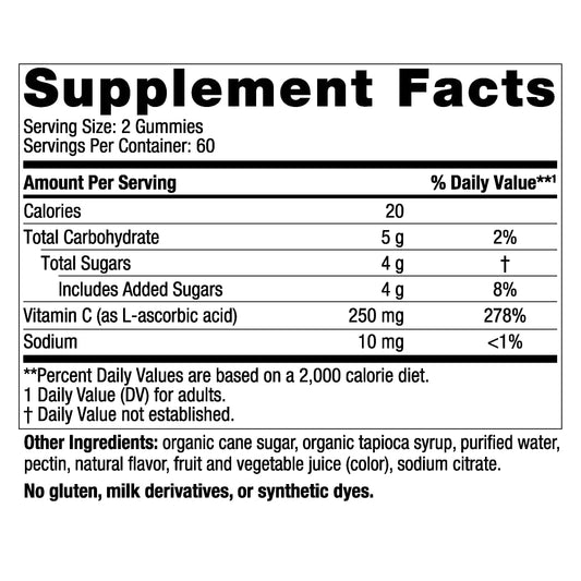 Front packaging image of Nordic Naturals Vitamin C Gummies Tart Tangerine two-pack