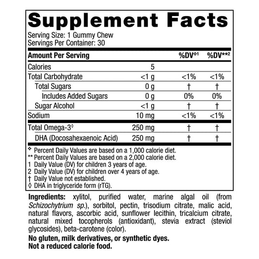 Pack shot of Nordic Naturals Children’s DHA gummies