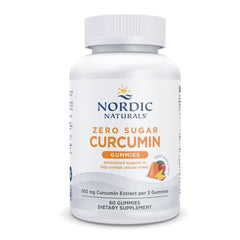 Nordic Naturals Zero Sugar Curcumin Gummies Mango 60-count bottle