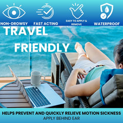 Nordmoose alcohol-friendly seasickness patch supports safe social moments at sea.