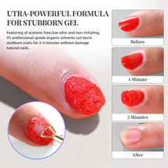 NORCICO cuticle oil dropper applying nourishing protection after polish removal.