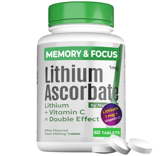 Normotim Lithium Ascorbate 1mg bottle front