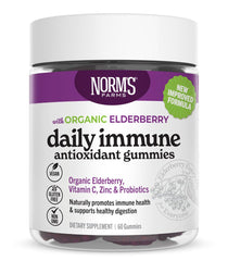 Norm's Farms Organic Elderberry Gummies bottle front