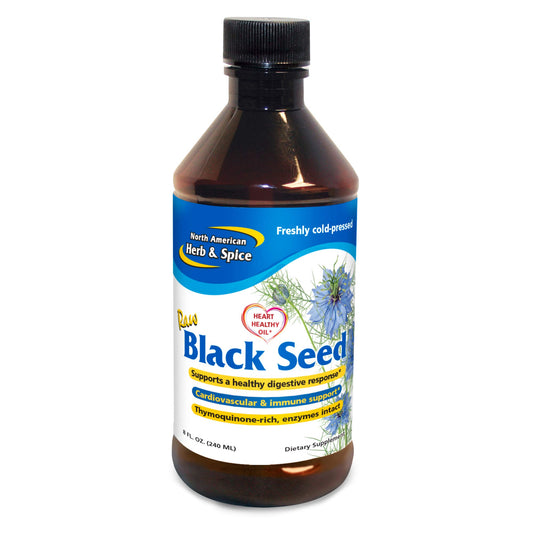 North American Herb & Spice Black Seed Oil bottle 8 oz