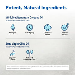 North American Herb & Spice Oreganol P73 cap with dropper enabling easy, precise dosing.