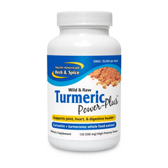 North American Herb & Spice Turmeric Power-Plus Gels bottle front