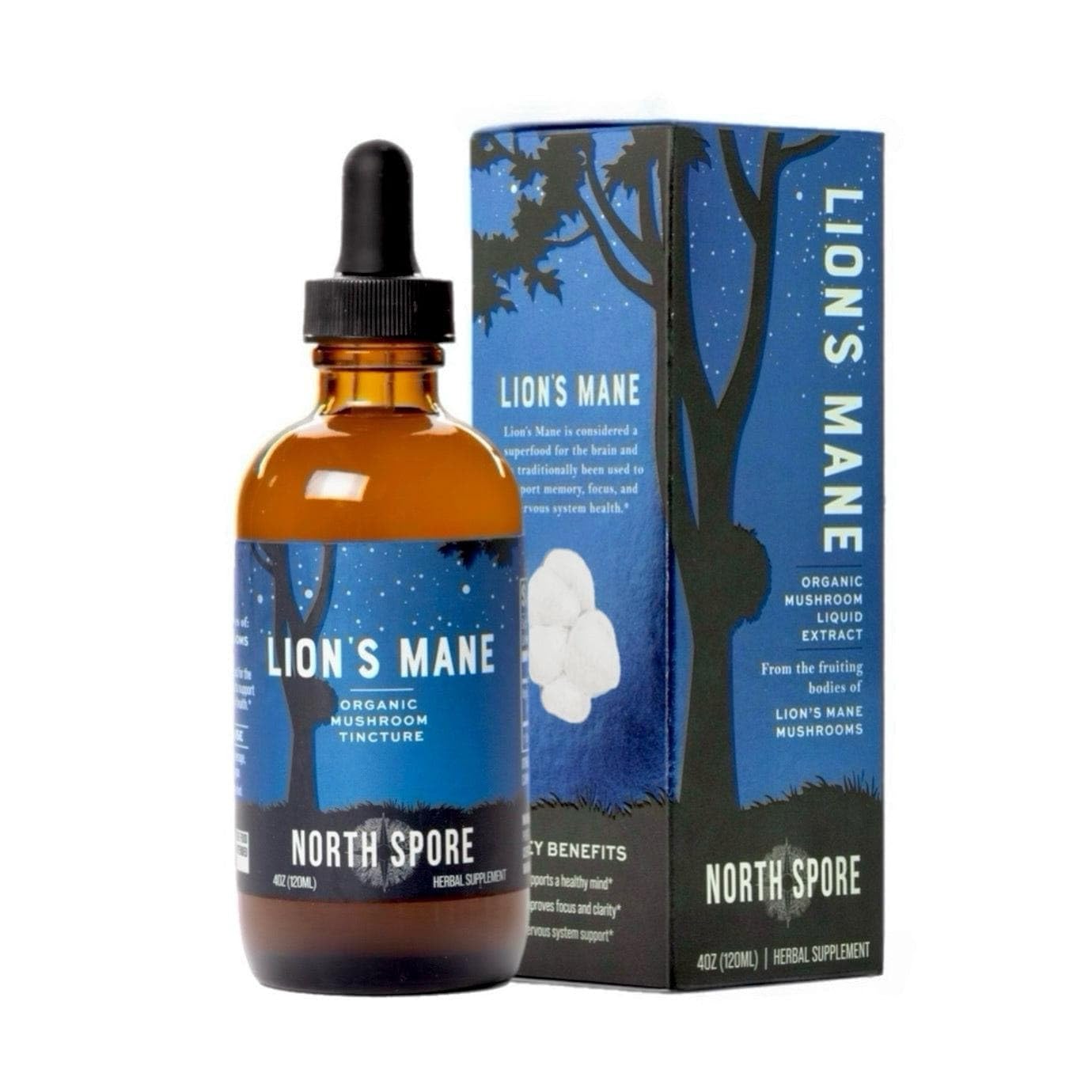 North Spore Lion's Mane tincture 4 oz bottle