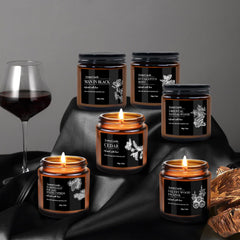 Norwegian fir and snow Cypress scented candle