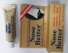 Nose Better aromatic relief gel tube ready for on-the-go nasal relief.