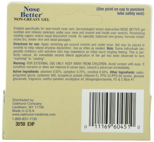 Nose Better brand image highlighting Oakhurst Remedies traditional nasal care heritage.