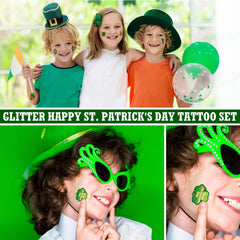Nosiny glitter tattoos sheet 05 presents beer mugs for lively group outfits