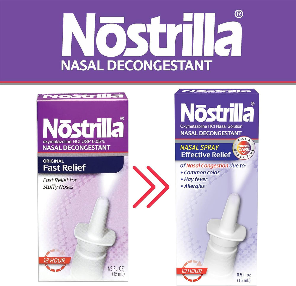 Nostrilla nasal spray in hand for easy daily use