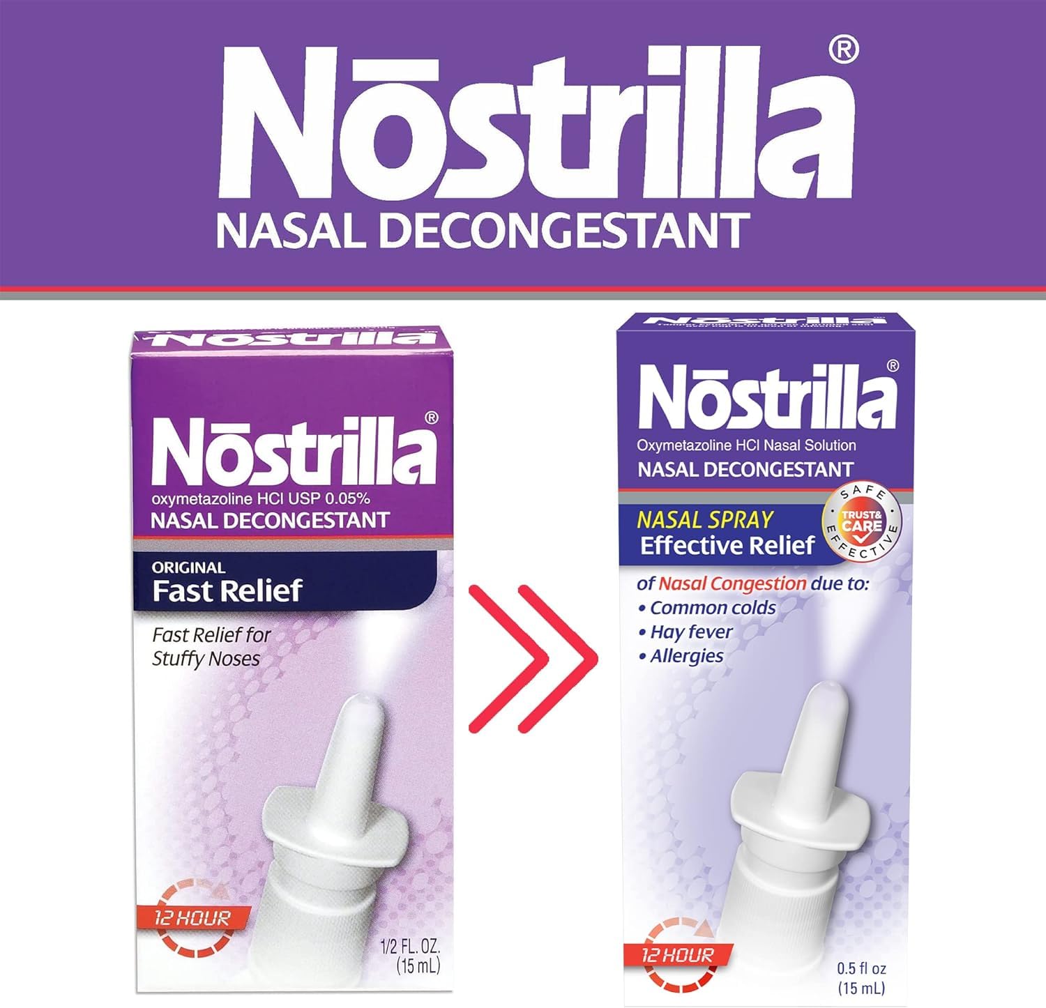 Nostrilla nasal spray in hand for easy daily use