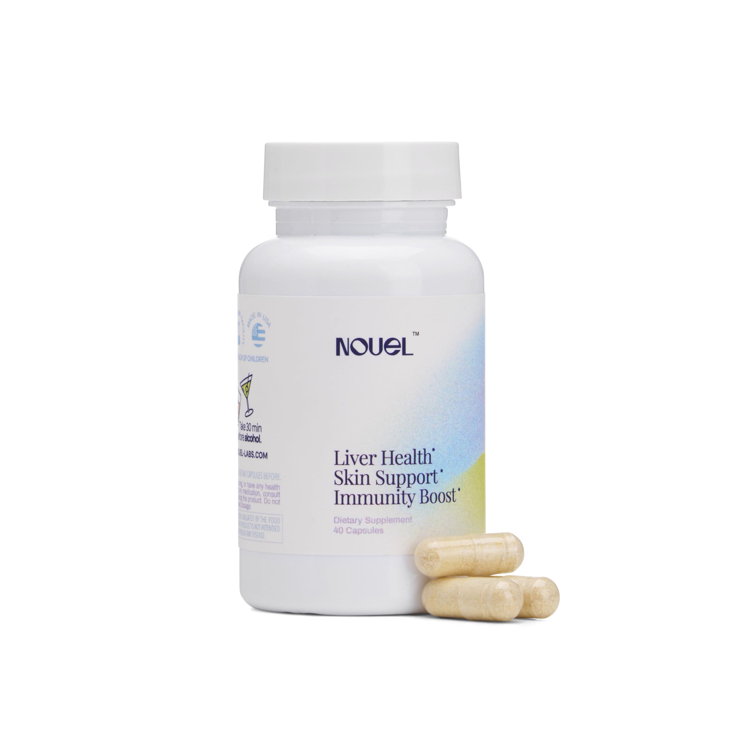 Nouel recovery supplement bottle hero shot