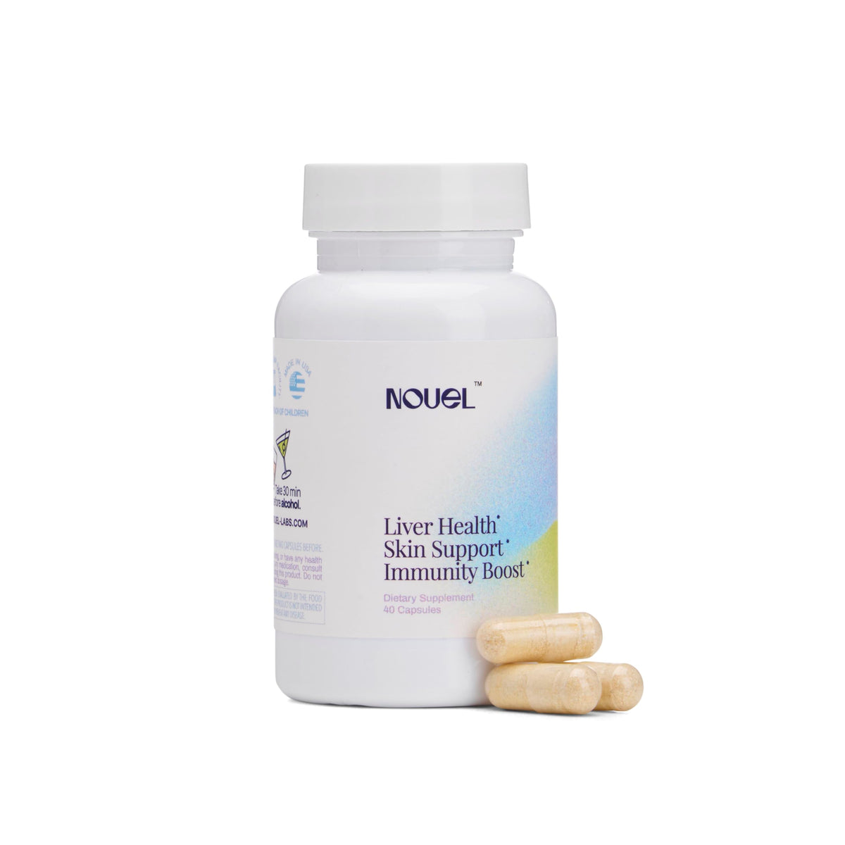 Nouel recovery supplement bottle hero shot