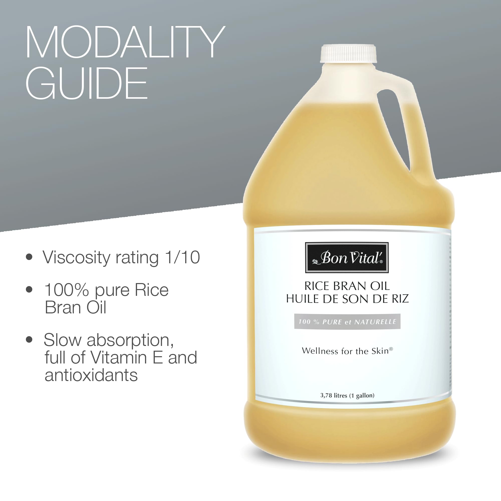 Smooth, nourished skin from Rice Bran Oil