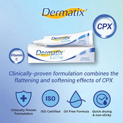 NOUVOS Dermatix Ultra fragrance-free label suitable for sensitive skin
