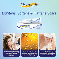 NOUVOS Dermatix Ultra non-greasy texture on skin after application