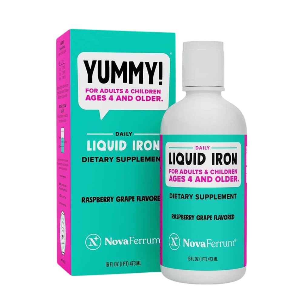 NovaFerrum Yummy 16oz bottle front label