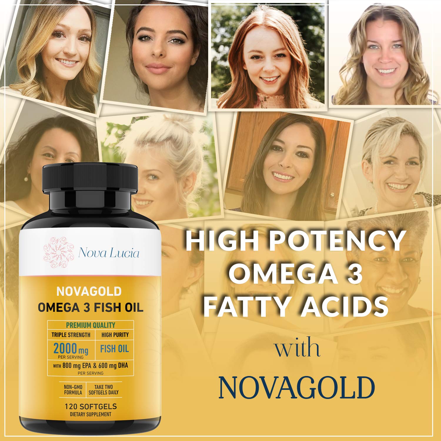 Small easy-to-swallow softgels for daily use