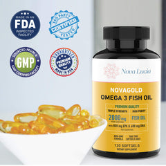 Non-GMO label on Omega-3 packaging