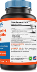 Ingredients information for Glucosamine Chondroitin MSM