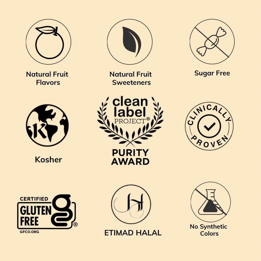 Bottle of NovaFerrum Tasty iron supplement with 120 servings