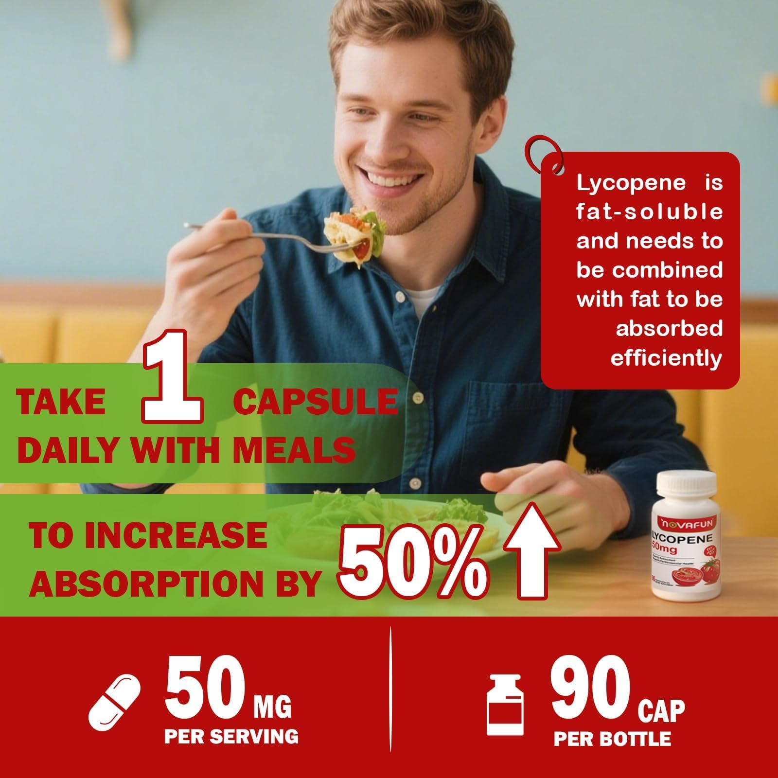 Immune support concept with lycopene capsules