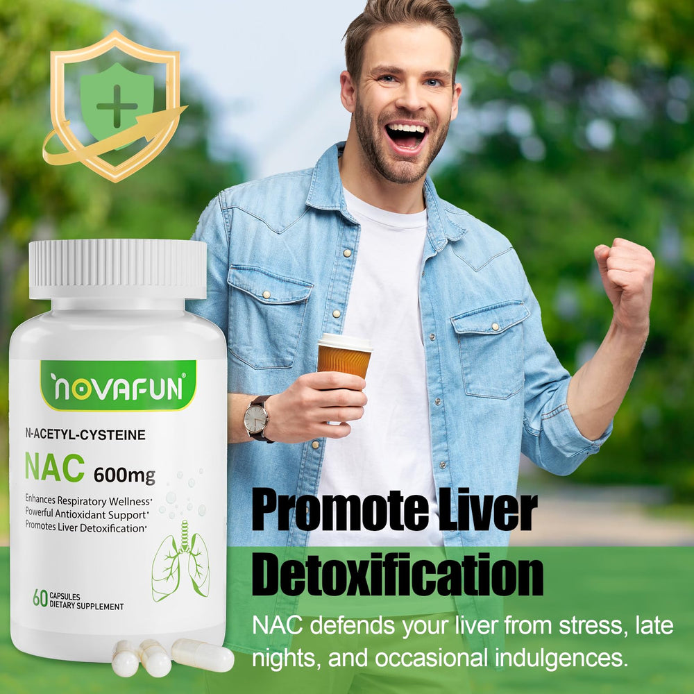 Front packaging of Novafun NAC 600mg