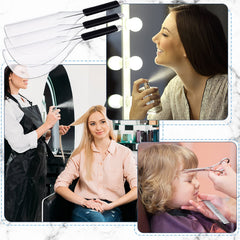 Noverlife eye-nose protection shield guards against spray while cutting or styling.