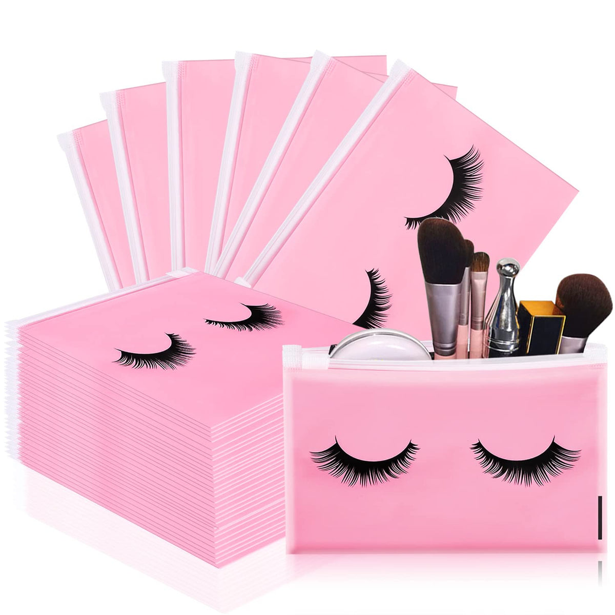 Noverlife eyelash bags with cute design for organized travel storage.
