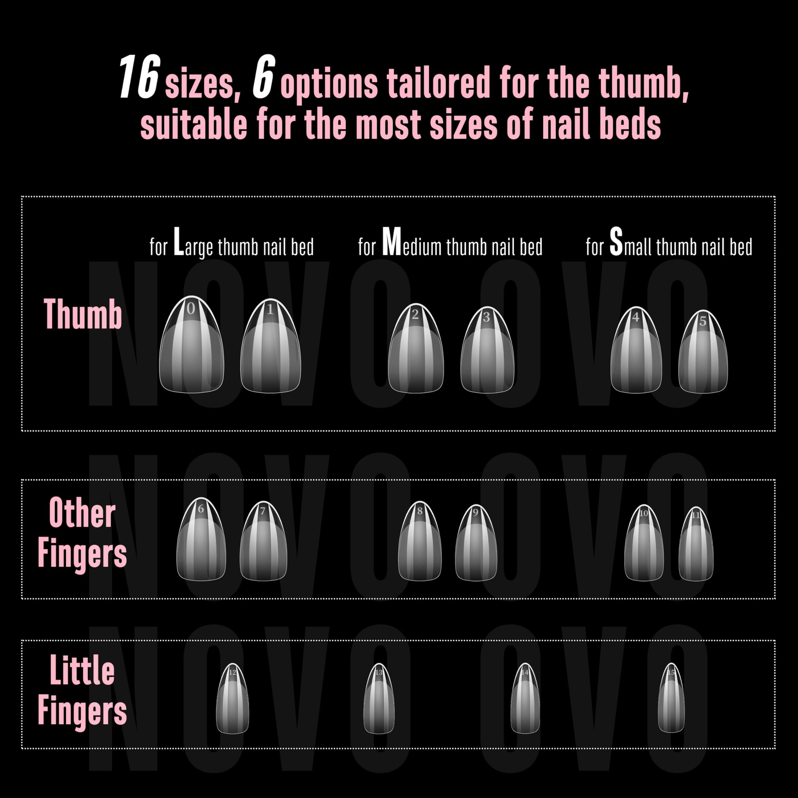 NOVO OVO easy removal tips ideal for simple changes.