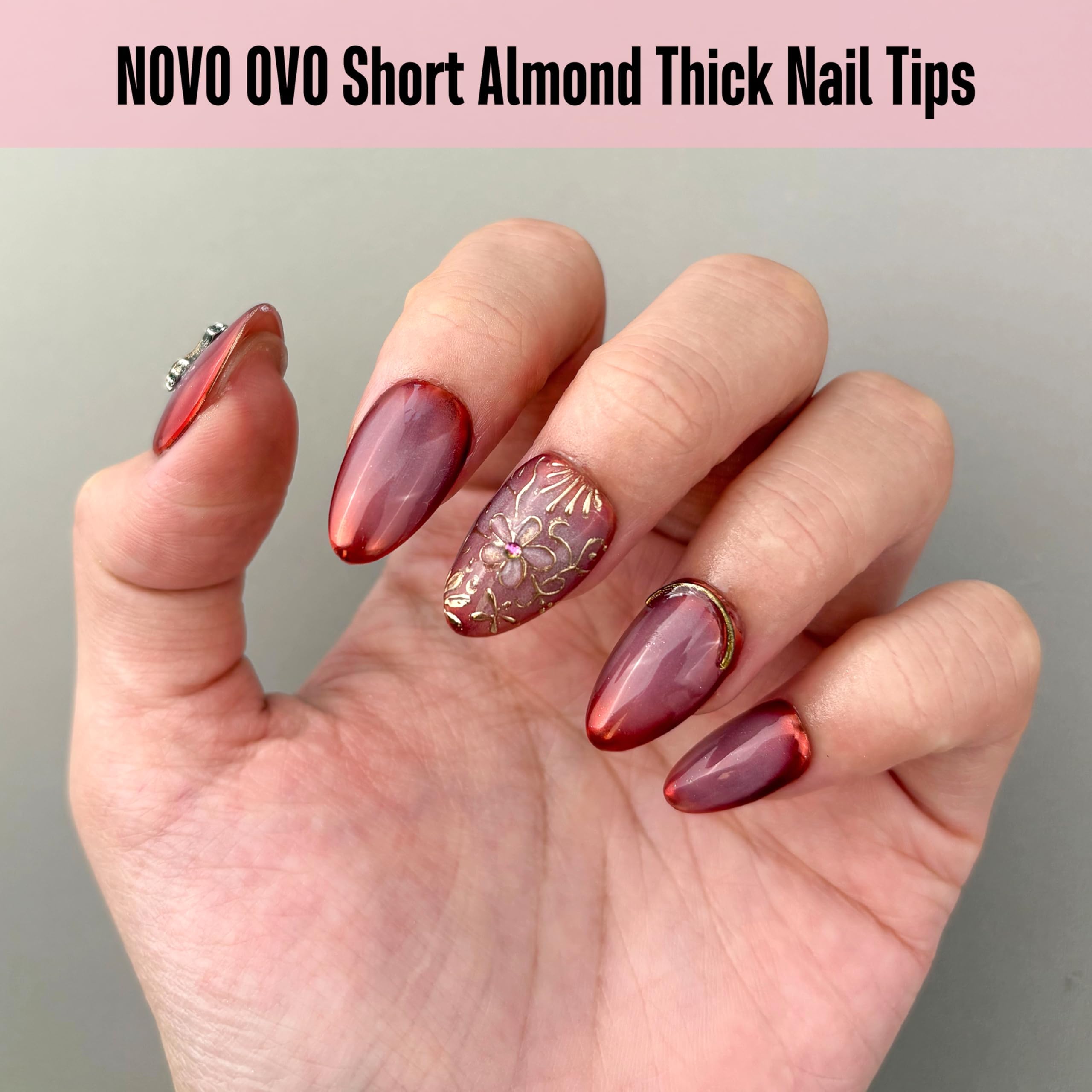 NOVO OVO soft gel inner matte surface highlighted for comfortable application.