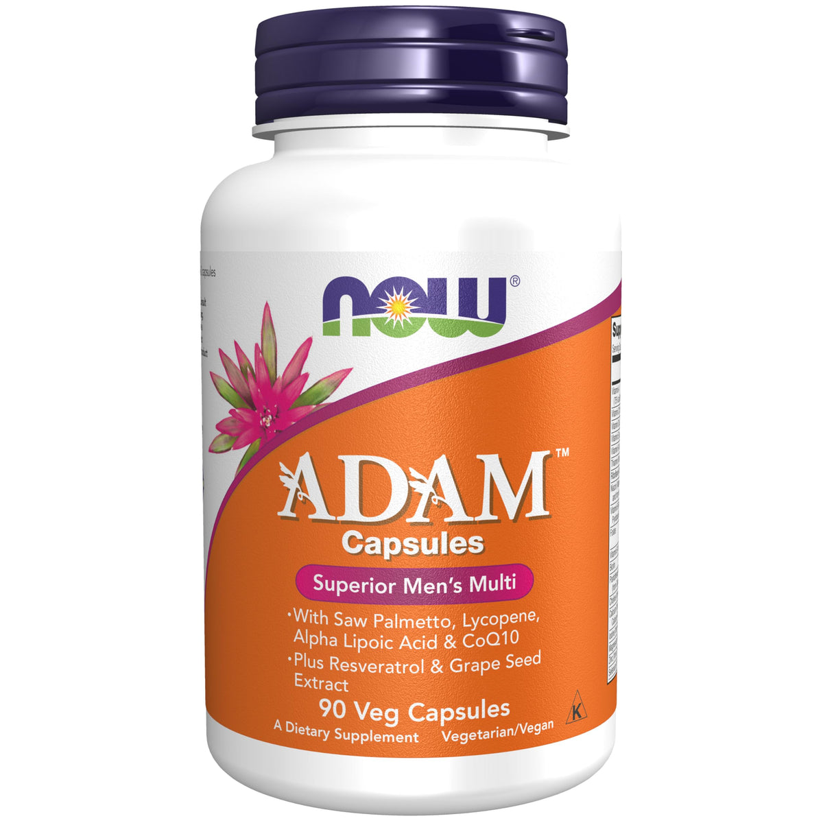 Hero image of NOW ADAM Men’s Multivitamin 90 veggie capsules