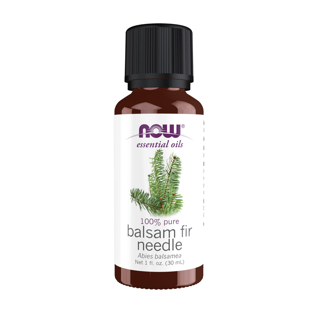 NOW Balsam Fir Needle Oil 1 oz bottle with label