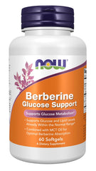 NOW Berberine Glucose Support bottle label