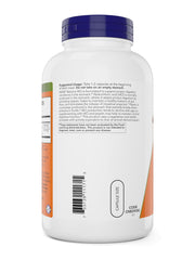 NOW Betaine HCl 648 mg label highlighting 240-Count vegetarian capsules