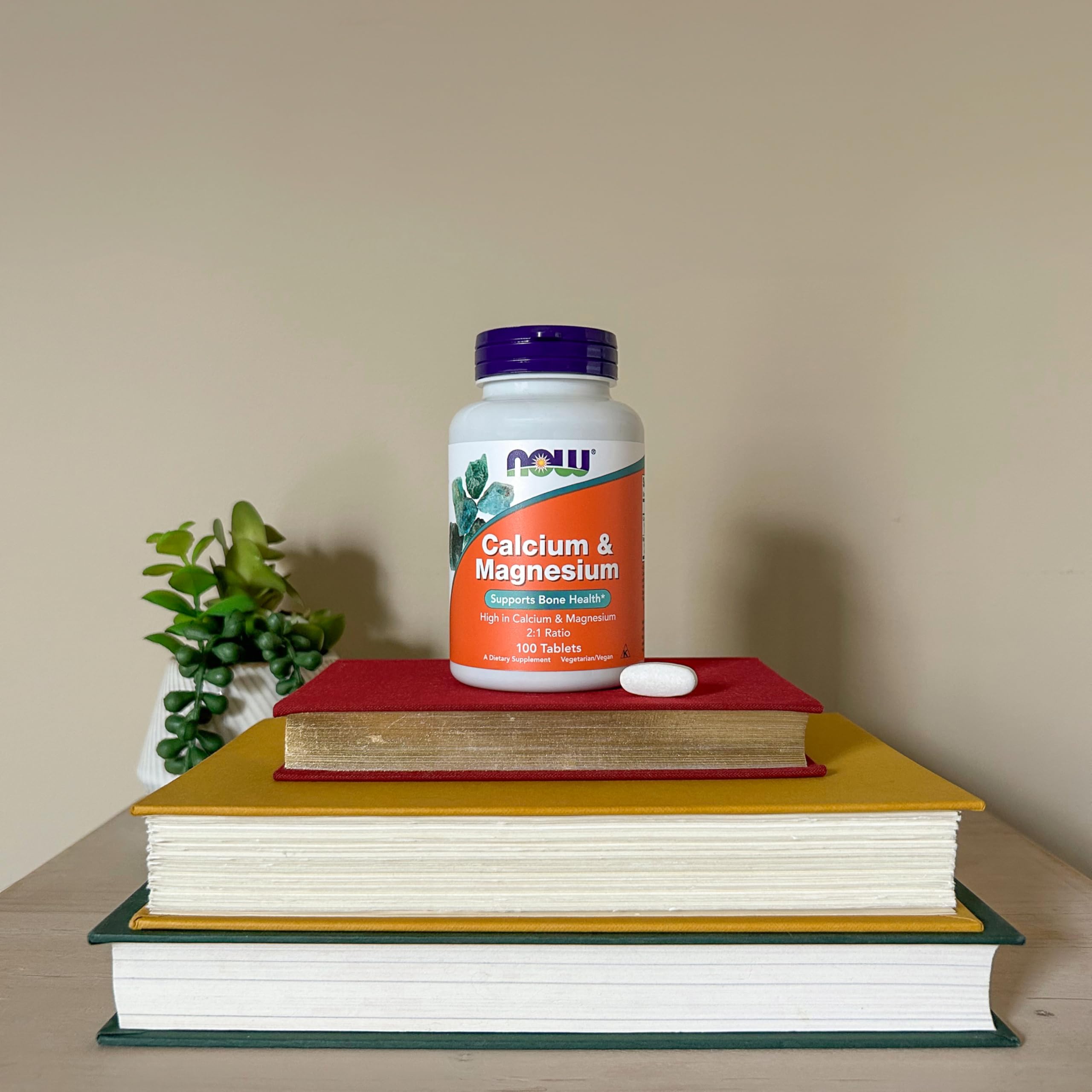 Supplement facts panel close-up
