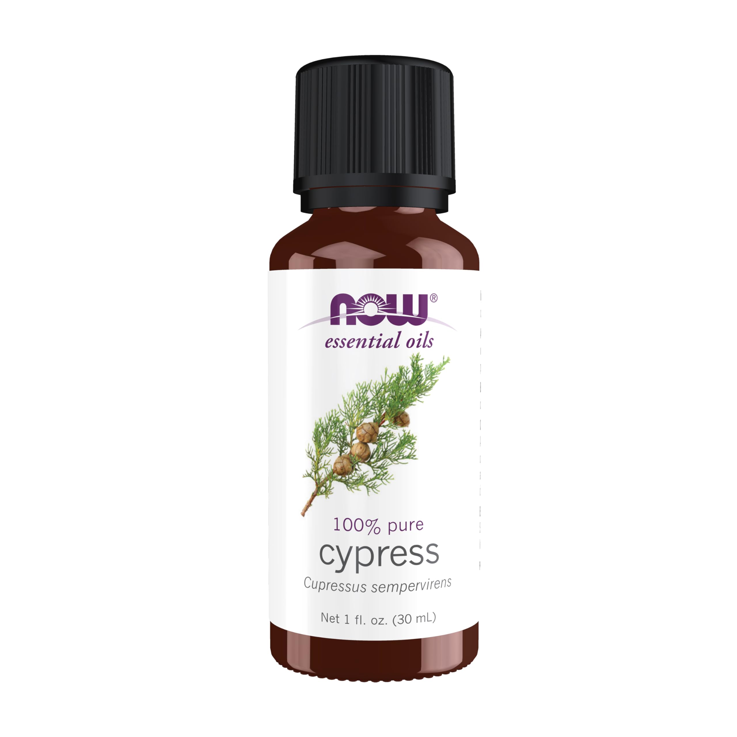 NOW Cypress essential oil 1 oz bottle