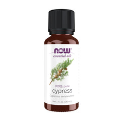 NOW Cypress essential oil 1 oz bottle