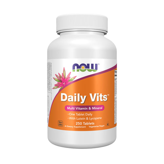NOW Foods Daily Vits bottle with 250 tablets