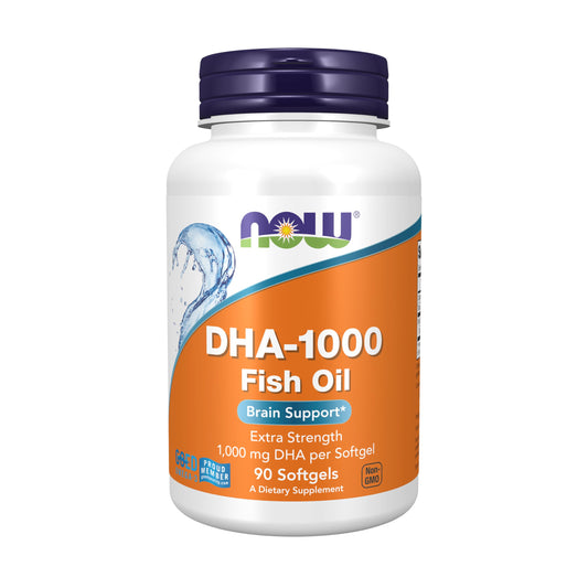 NOW Foods DHA-1000 Brain Support bottle front
