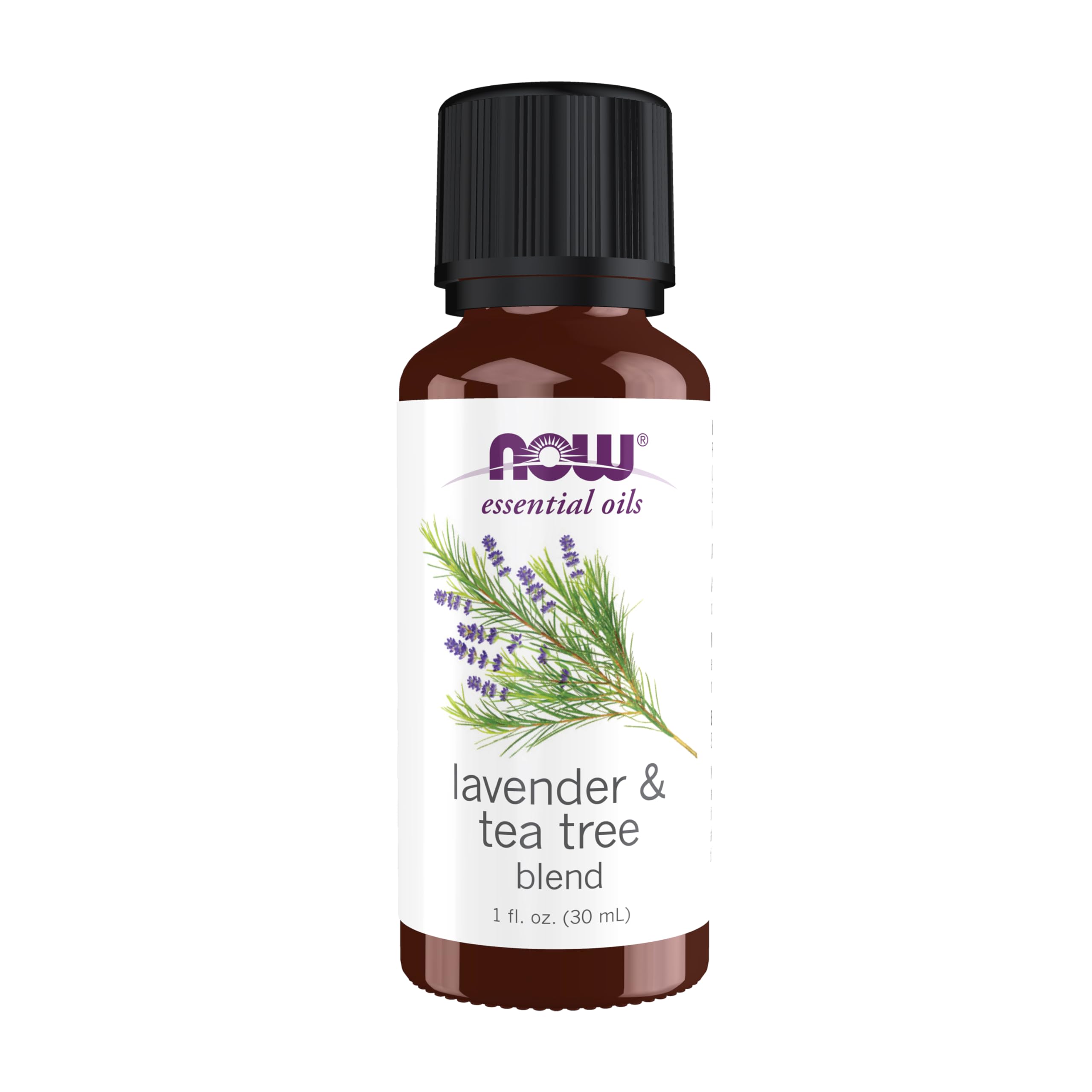NOW Essential Oils Lavender & Tea Tree 1-Ounce bottle
