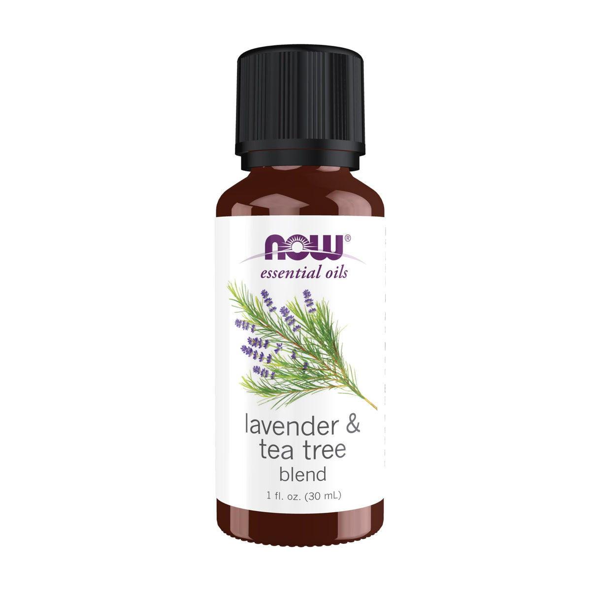 NOW Essential Oils Lavender & Tea Tree 1-Ounce bottle