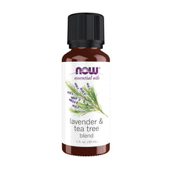 NOW Essential Oils Lavender & Tea Tree 1-Ounce bottle